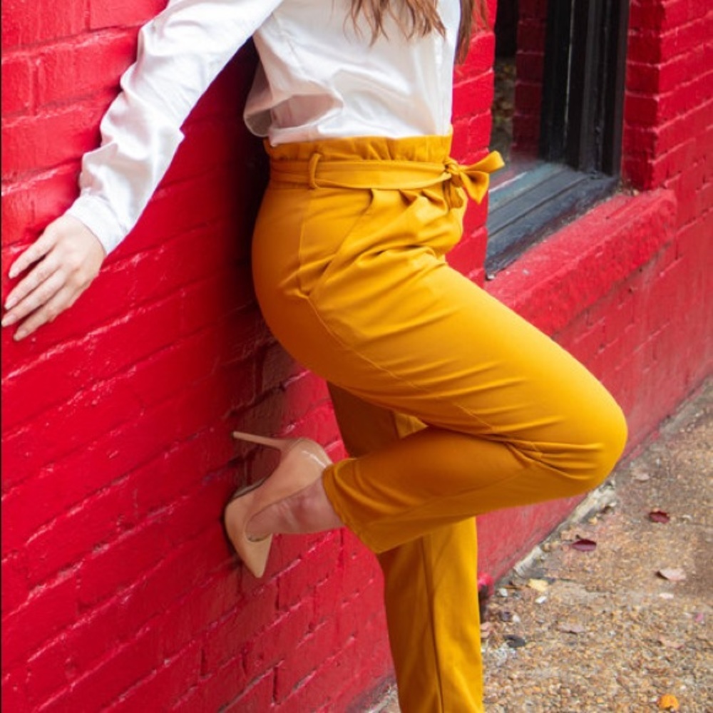 Belted Pants